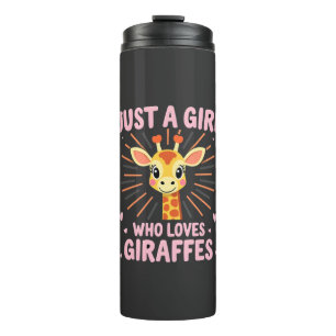 Bouteilles Isothermes Conception de girafe drôle pour femmes filles safa