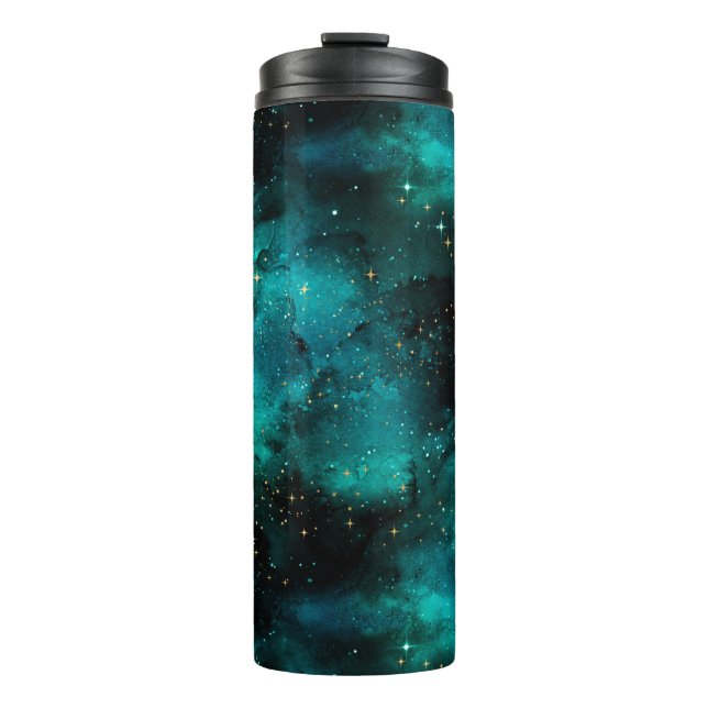 Bouteilles Isothermes Conception de la série Galaxie sarcelle 1  (Devant)