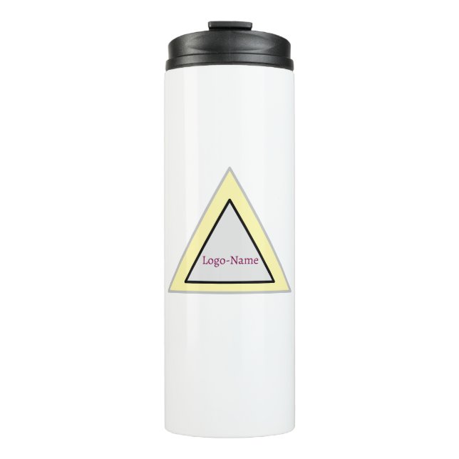 Bouteilles Isothermes Conception de logo triangle minimal (Devant)