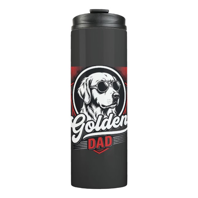 Bouteilles Isothermes Conception de lunettes de soleil Golden Retriever  (Devant)