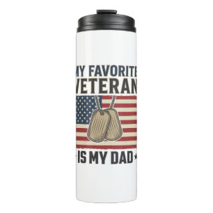 Bouteilles Isothermes Conception de médailles patriotiques pour papa vét