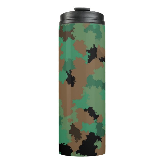 Bouteilles Isothermes Conception de motif de camouflage de jungle de l'a (Devant)