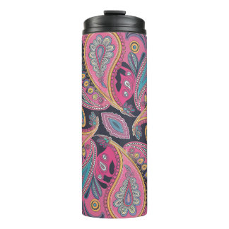 Bouteilles Isothermes Conception de motif en spirale Paisley vibrant