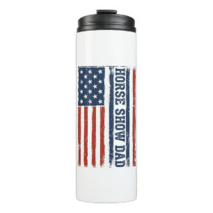 Bouteilles Isothermes Conception de t-shirt vintage avec drapeau américa