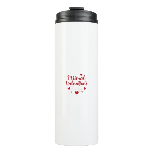 Bouteilles Isothermes Conception de typographie d'amour minimal pour la  (Devant)