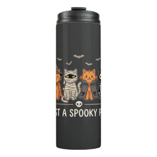 Bouteilles Isothermes Conception de vecteur de costume de chat Halloween