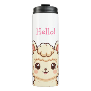 Bouteilles Isothermes Conception d'illustration de lama mignon