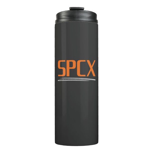 Bouteilles Isothermes Conception d'investisseur SPCX SpaceX IPO | Marque (Devant)