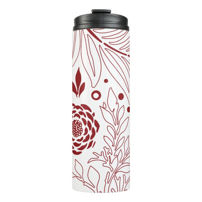 Bouteilles Isothermes Conception Florale 28 (Devant)
