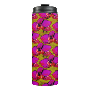 Bouteilles Isothermes Conception Florale Magenta Groovy