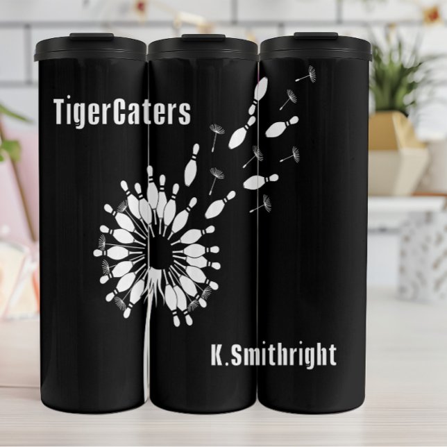 Bouteilles Isothermes Conception graphique de la broche de bowling Dande (Créateur téléchargé)