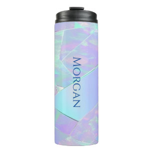 Bouteilles Isothermes Conception, nom ou message turquoise et violet Iri