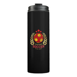Bouteilles Isothermes Conception personnalisée de logo de football lumin