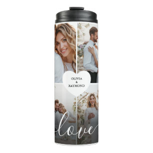 Bouteilles Isothermes Concevez votre propre amour Collage de photos