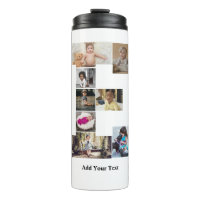 Concevez votre propre lettre E photo Collage