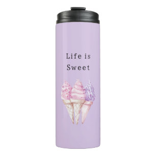Bouteilles Isothermes Cônes de glace rose violet