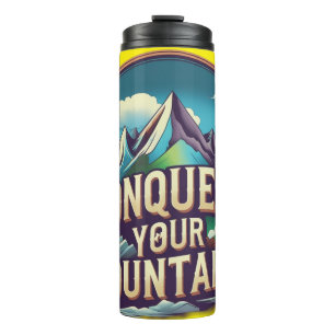 Bouteilles Isothermes Conquérir vos montagnes - Conception Vibrante de D
