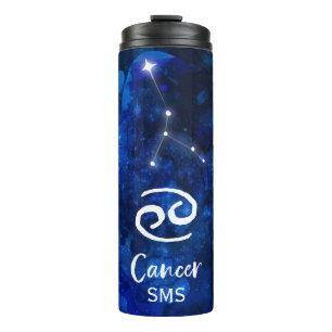 Bouteilles Isothermes Constellation du zodiaque Cancer Monogramme Galaxi