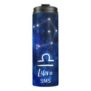 Bouteilles Isothermes Constellation du zodiaque de la Balance Monogramme
