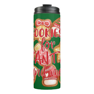 Bouteilles Isothermes Cookies Pour Père Noël Et Moi - Noël