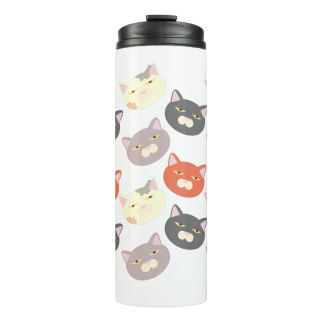Bouteilles Isothermes Cool Chefs de chat Dessin amusant Art Motif (Devant)
