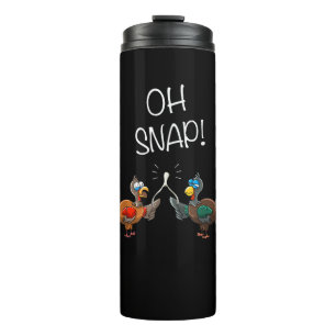 Bouteilles Isothermes Cool Oh Snap ! _ Drôle Turquie avec Wishbone Thank