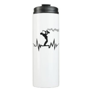 Bouteilles Isothermes Cool Saxophone Heartbeat Pour Musiciens