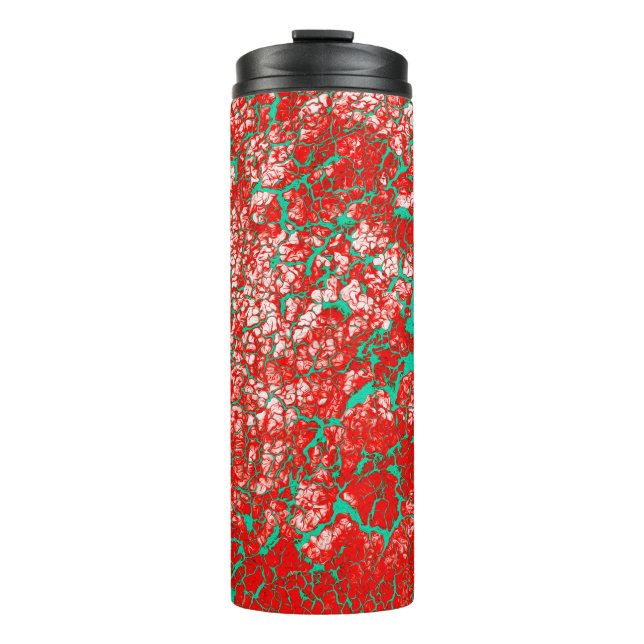 Bouteilles Isothermes Cool unique rose rouge vert rouge Motif Abstrait (Devant)