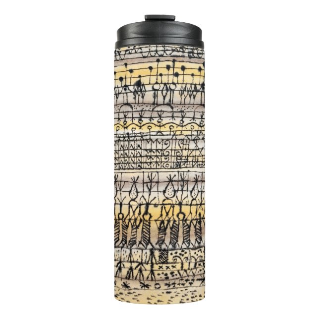 Bouteilles Isothermes Cooling in a hot zone garden' (1924) by paul klee (Devant)