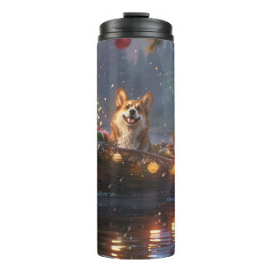 Bouteilles Isothermes Corgi Christmas Festive Voyage