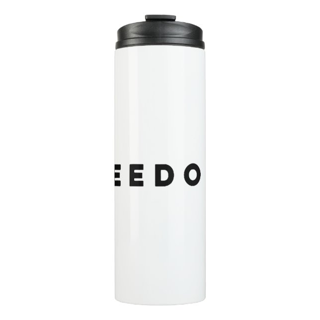 Bouteilles Isothermes Costume de la liberté pour les femmes hommes (Devant)