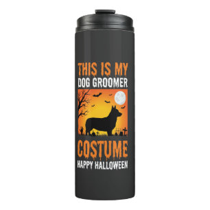 Bouteilles Isothermes Costume de toiletteur pour chien Halloween Silhoue