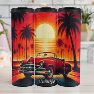 Bouteilles Isothermes Coucher de soleil rétros avec convertible classiqu