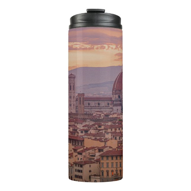 Bouteilles Isothermes Coucher de soleil sur Florence, Italie (Devant)