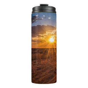 Bouteilles Isothermes Coucher de soleil sur le désert du Kalahari, Namib