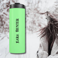 Couleur de menthe néon | Script personnalisé noir