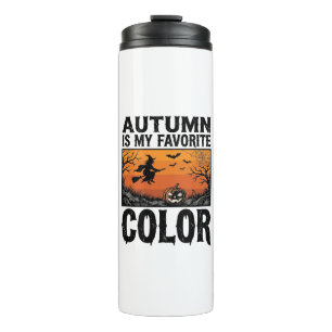 Bouteilles Isothermes Couleur préférée d'automne Halloween Citrouille Ve