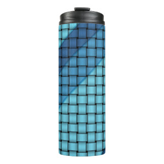 Bouteilles Isothermes Couleurs de Bleu Panier Motif Tumblers