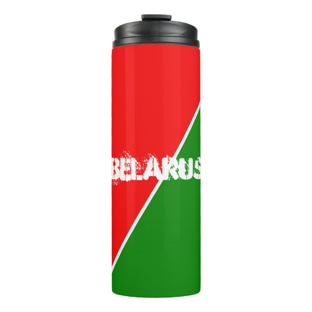 Bouteilles Isothermes Couleurs du drapeau national biélorusse (Devant)