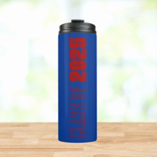 Bouteilles Isothermes Couleurs Scolaires Bleu Royal et Rouge Année de Pr