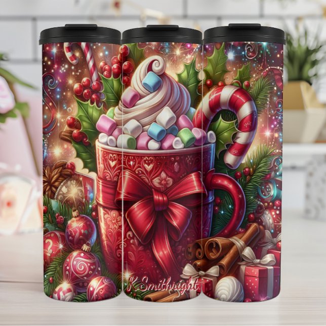 Bouteilles Isothermes Coupe de cacao chaud avec Marshmallows (Créateur téléchargé)