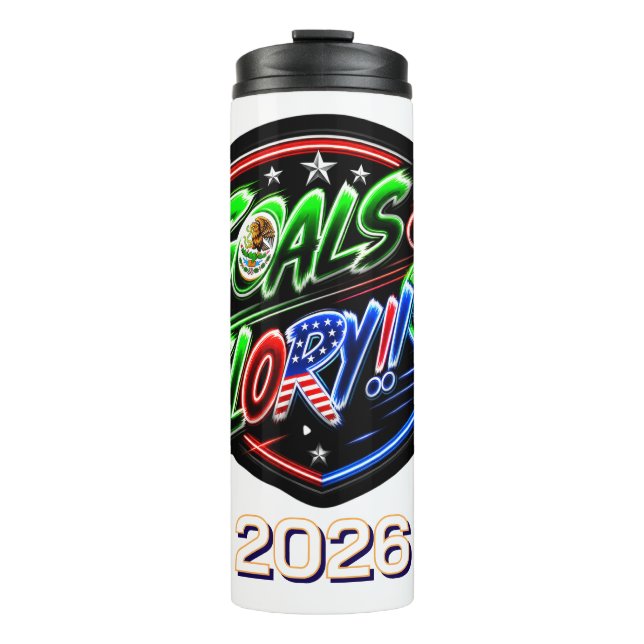 Bouteilles Isothermes Coupe du Monde 2026 Célébrez (Devant)