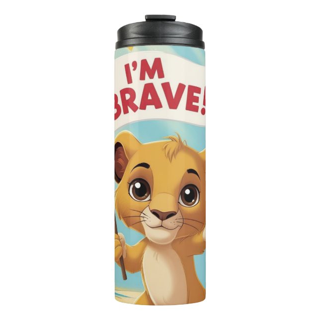 Bouteilles Isothermes Courageous Little Dog with a Bandage (Devant)