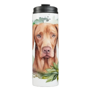 Bouteilles Isothermes Couronne de Noël festive de Vizsla