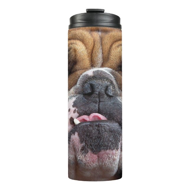 Bouteilles Isothermes Coussin de jet de Bouledogue Anglais (Devant)
