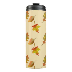 Bouteilles Isothermes Cozy autumn maple leaves oak leaves