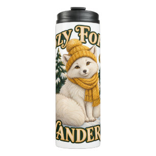 Bouteilles Isothermes Cozy Forest Wanderer White Fox in Snow