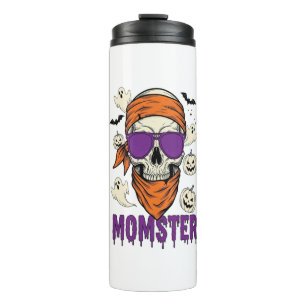 Bouteilles Isothermes Crâne de monstre drôle Halloween Maman