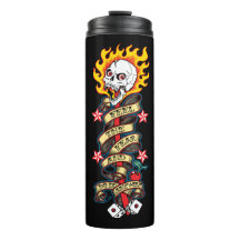 Crâne flamboyant Ressentez la peur