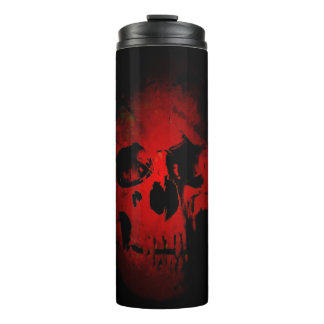 Bouteilles Isothermes Crâne rouge Squelette Imaginaire Art métal lourd